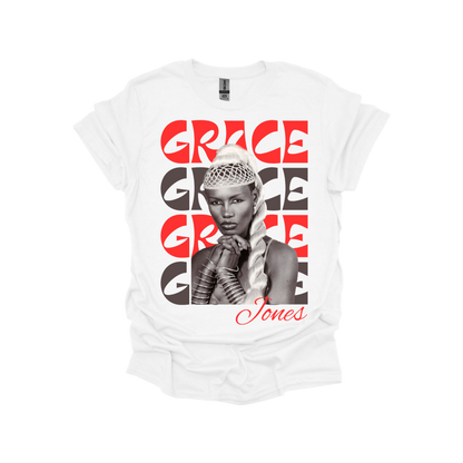 Grace Jones Graphic Tee – Bold. Iconic. Unapologetic.
